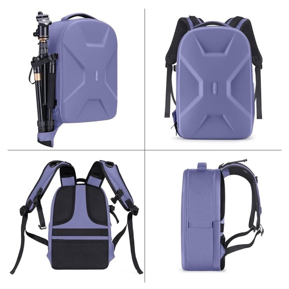MOSISO Photography Camera Backpack 15-16 inch Waterproof Hardshell Lavender Gray - Picture 7 of 7